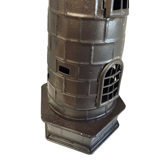 Vintage Art Deco Figural Lighthouse Candle Table Lamp Decorative 13 1/2" - Picture 12 of 14